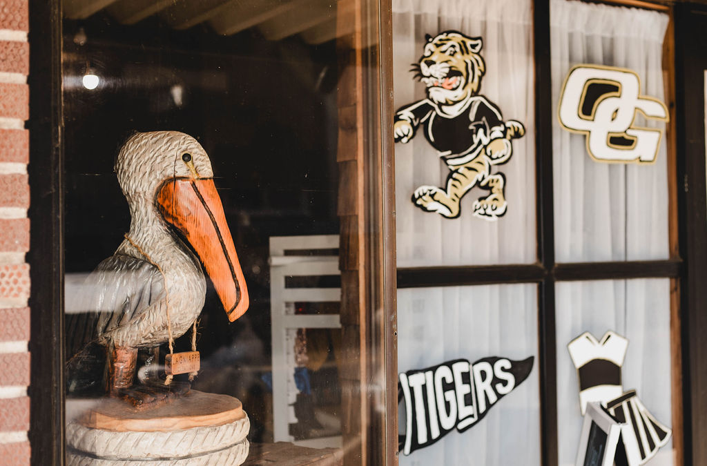 MAIN STREET BUSINESS IN OAK GROVE, LOUISIANA, WEST CARROLL PARISH; SHOPPING BUSINESS; LAGNIAPPE CREATIONS